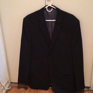 Perry Ellis Portfolio Slim Fit Black Blazer. 40R